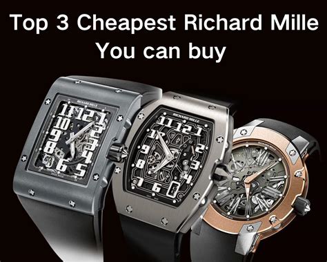 cheapest richard mille price in india